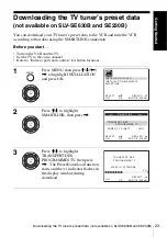 Preview for 23 page of Sony SLV-SE230B Operating Instructions Manual