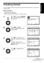 Preview for 25 page of Sony SLV-SE230B Operating Instructions Manual