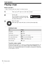 Preview for 36 page of Sony SLV-SE230B Operating Instructions Manual