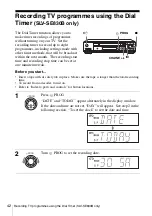 Preview for 42 page of Sony SLV-SE230B Operating Instructions Manual