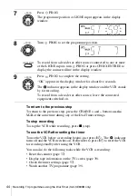 Preview for 44 page of Sony SLV-SE230B Operating Instructions Manual