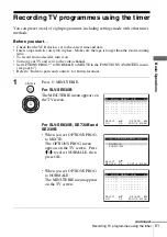 Preview for 51 page of Sony SLV-SE230B Operating Instructions Manual