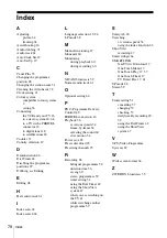 Preview for 78 page of Sony SLV-SE230B Operating Instructions Manual