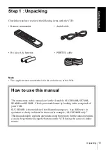 Preview for 11 page of Sony SLV-SE240B Operating Instructions Manual