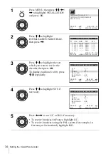 Preview for 34 page of Sony SLV-SE240B Operating Instructions Manual