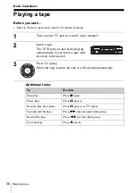 Preview for 36 page of Sony SLV-SE240B Operating Instructions Manual