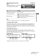 Preview for 37 page of Sony SLV-SE240B Operating Instructions Manual