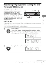 Preview for 43 page of Sony SLV-SE240B Operating Instructions Manual