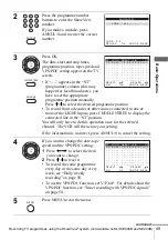 Preview for 49 page of Sony SLV-SE240B Operating Instructions Manual