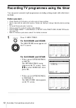 Preview for 52 page of Sony SLV-SE240B Operating Instructions Manual