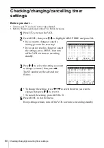 Preview for 60 page of Sony SLV-SE240B Operating Instructions Manual