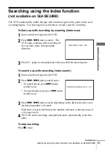 Preview for 65 page of Sony SLV-SE240B Operating Instructions Manual