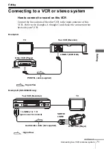 Preview for 71 page of Sony SLV-SE240B Operating Instructions Manual