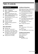 Preview for 3 page of Sony SLV-SE240G Operating Instructions Manual