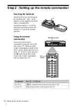 Preview for 12 page of Sony SLV-SE240G Operating Instructions Manual