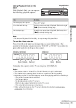 Preview for 35 page of Sony SLV-SE240G Operating Instructions Manual