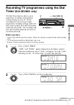 Preview for 41 page of Sony SLV-SE240G Operating Instructions Manual