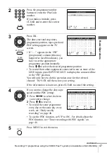 Preview for 47 page of Sony SLV-SE240G Operating Instructions Manual