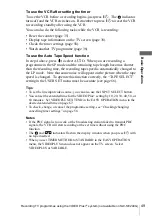 Preview for 49 page of Sony SLV-SE240G Operating Instructions Manual