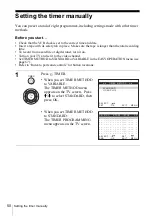 Preview for 50 page of Sony SLV-SE240G Operating Instructions Manual