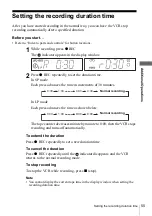 Preview for 55 page of Sony SLV-SE240G Operating Instructions Manual