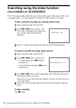 Preview for 62 page of Sony SLV-SE240G Operating Instructions Manual