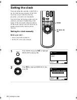 Preview for 28 page of Sony SLV-SE250B Operating Instructions Manual