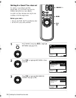 Preview for 34 page of Sony SLV-SE250B Operating Instructions Manual