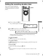 Preview for 59 page of Sony SLV-SE250B Operating Instructions Manual