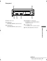 Preview for 79 page of Sony SLV-SE250B Operating Instructions Manual