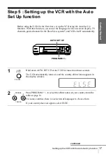 Preview for 17 page of Sony SLV-SE350K Operating Instructions Manual