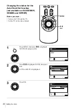 Preview for 22 page of Sony SLV-SE350K Operating Instructions Manual