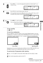 Preview for 45 page of Sony SLV-SE350K Operating Instructions Manual