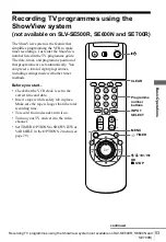 Preview for 53 page of Sony SLV-SE350K Operating Instructions Manual