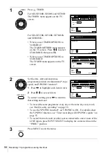 Preview for 58 page of Sony SLV-SE350K Operating Instructions Manual