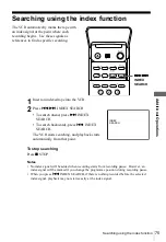 Preview for 75 page of Sony SLV-SE350K Operating Instructions Manual