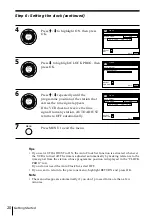 Предварительный просмотр 20 страницы Sony SLV-SE35EG Operating Instructions Manual