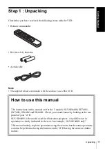 Preview for 11 page of Sony SLV-SE440K Operating Instructions Manual