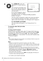 Preview for 22 page of Sony SLV-SE440K Operating Instructions Manual