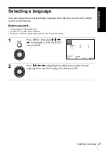 Preview for 27 page of Sony SLV-SE440K Operating Instructions Manual