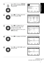 Preview for 37 page of Sony SLV-SE440K Operating Instructions Manual