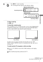 Preview for 43 page of Sony SLV-SE440K Operating Instructions Manual