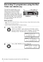 Preview for 46 page of Sony SLV-SE440K Operating Instructions Manual