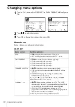 Preview for 72 page of Sony SLV-SE440K Operating Instructions Manual