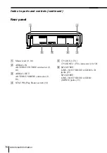 Preview for 70 page of Sony SLV-SE50EE Operating Instructions Manual