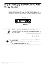 Preview for 16 page of Sony SLV-SE600A Operating Instructions Manual