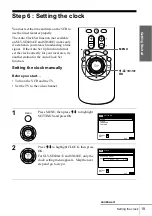 Preview for 19 page of Sony SLV-SE600A Operating Instructions Manual