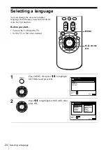 Preview for 24 page of Sony SLV-SE600A Operating Instructions Manual