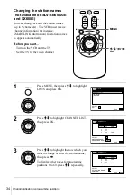 Preview for 34 page of Sony SLV-SE600A Operating Instructions Manual