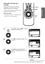 Preview for 37 page of Sony SLV-SE600A Operating Instructions Manual